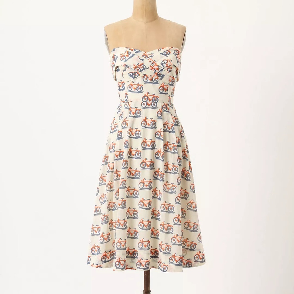Anthropologie Bike Lane Dress
